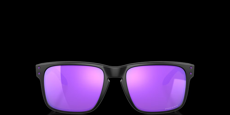 Oakley Holbrook Matte Black w/ Prizm Violet Sunglasses