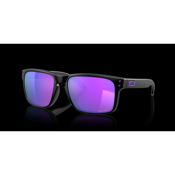 Oakley Holbrook Matte Black w/ Prizm Violet Sunglasses