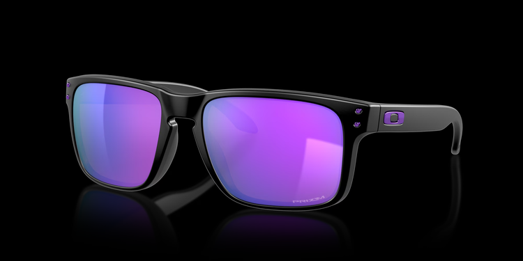 Oakley Holbrook Matte Black w/ Prizm Violet Sunglasses