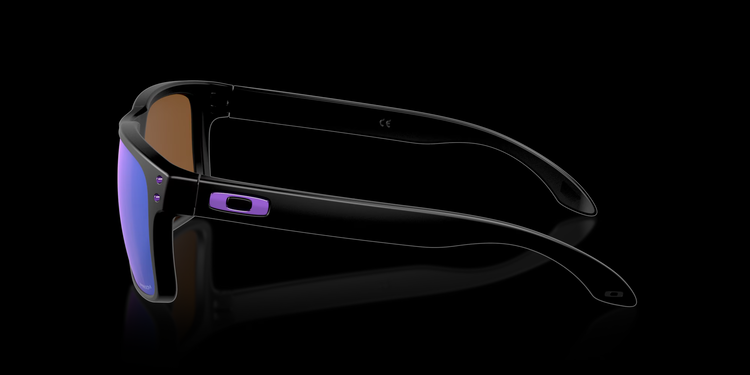 Oakley Holbrook Matte Black w/ Prizm Violet Sunglasses