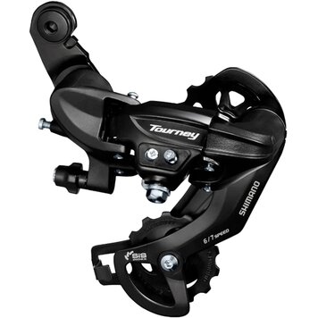Shimano, Tourney RD-TY300, Rear derailleur, 6/7sp., SGS, Black, Direct attachment