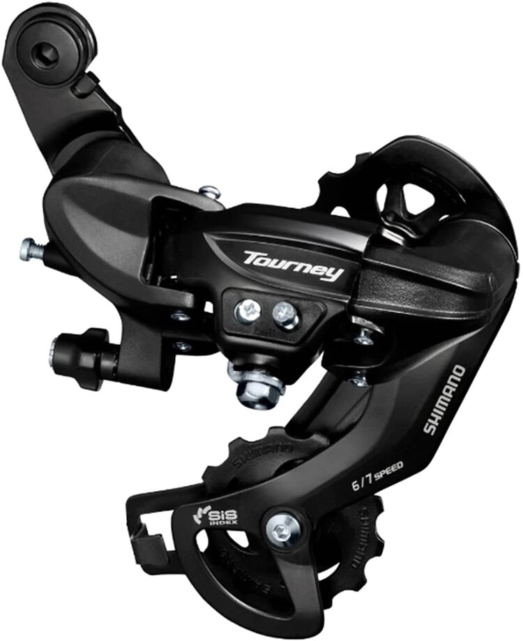 Shimano, Tourney RD-TY300, Rear derailleur, 6/7sp., SGS, Black, Direct attachment