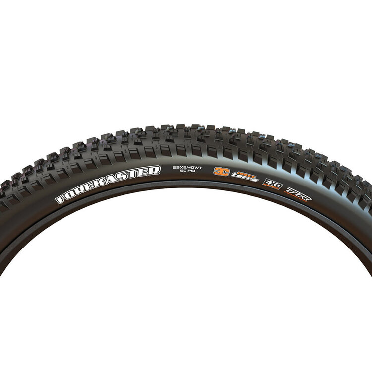 Maxxis Forekaster Mountain Tire 29 x 2.40 Folding Tubeless Ready Dual EXO Wide Trail 60TPI Black