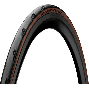 Continental Grand Prix 5000 700 x 25 Folding Black/Transparent + Black Chili Tire