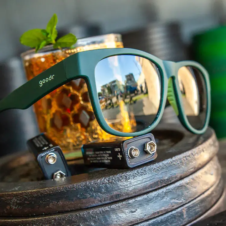 Goodr Mint Julep Electroshocks Sunglasses