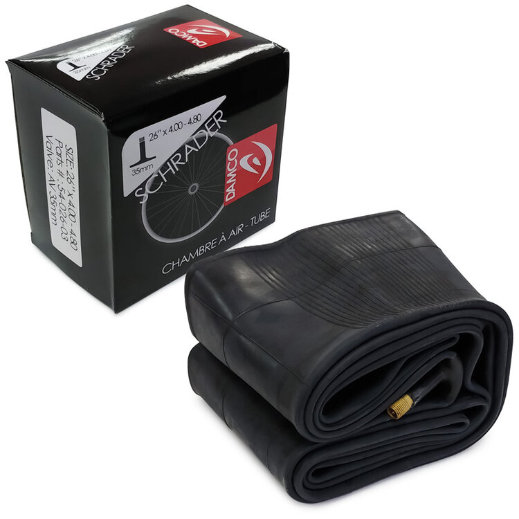 Damco 26 X 4.00 - 4.80 Schrader Valve Fat Bike Tube