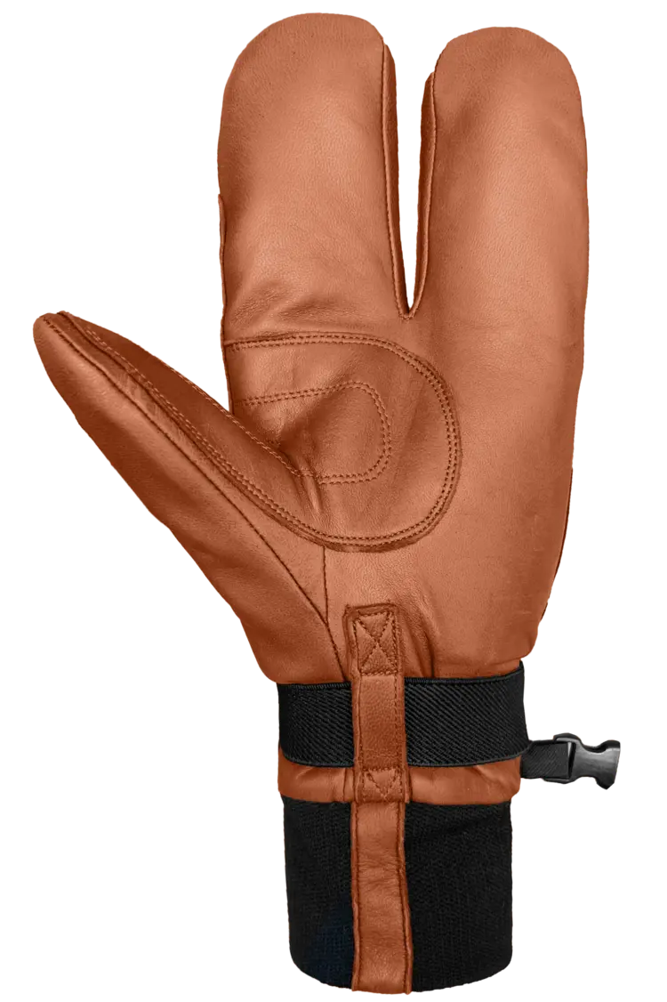Auclair WWPB Gigatex 2 Finger Gloves Black/Cognac L
