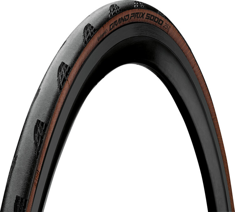 Continental Grand Prix 5000 700 x 28 C Transparent Black Chili Folding Tire