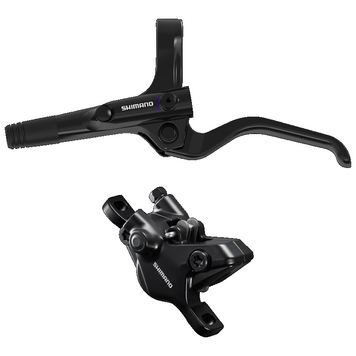Shimano Disc Brake Assembled Set/J-kit, BL-UR405(L) Short Reach, BR-MT410(F), Black, W/O Adapter, Resin Pad (W/O Fin), 1000mm Hose