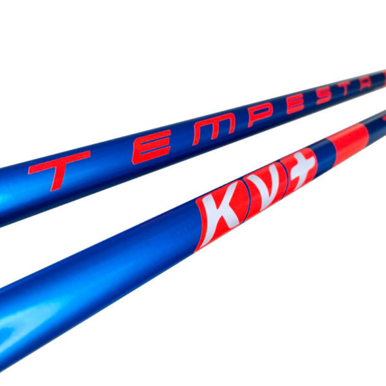 KV+ Tempesta Blue XC Ski Poles QC Baskets