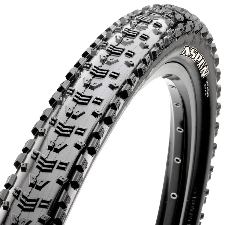 Maxxis, Aspen, Mountain Tire, 29"x2.40, Folding, Tubeless Ready, MaxxSpeed, EXO, Wide Trail, 120TPI, Black