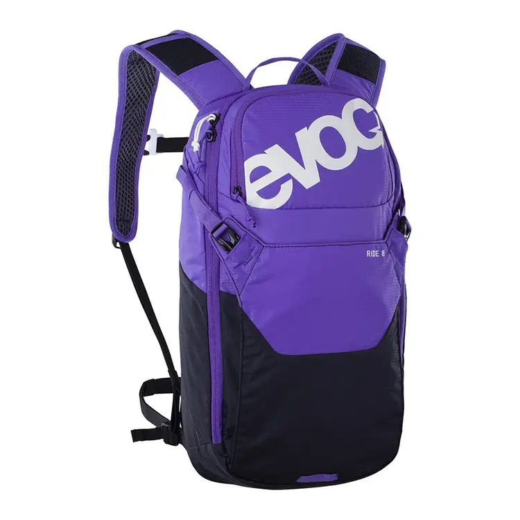 EVOC, Ride 8, Hydration Bag, Volume:  8L, Bladder: Included (2L), Violet/Black