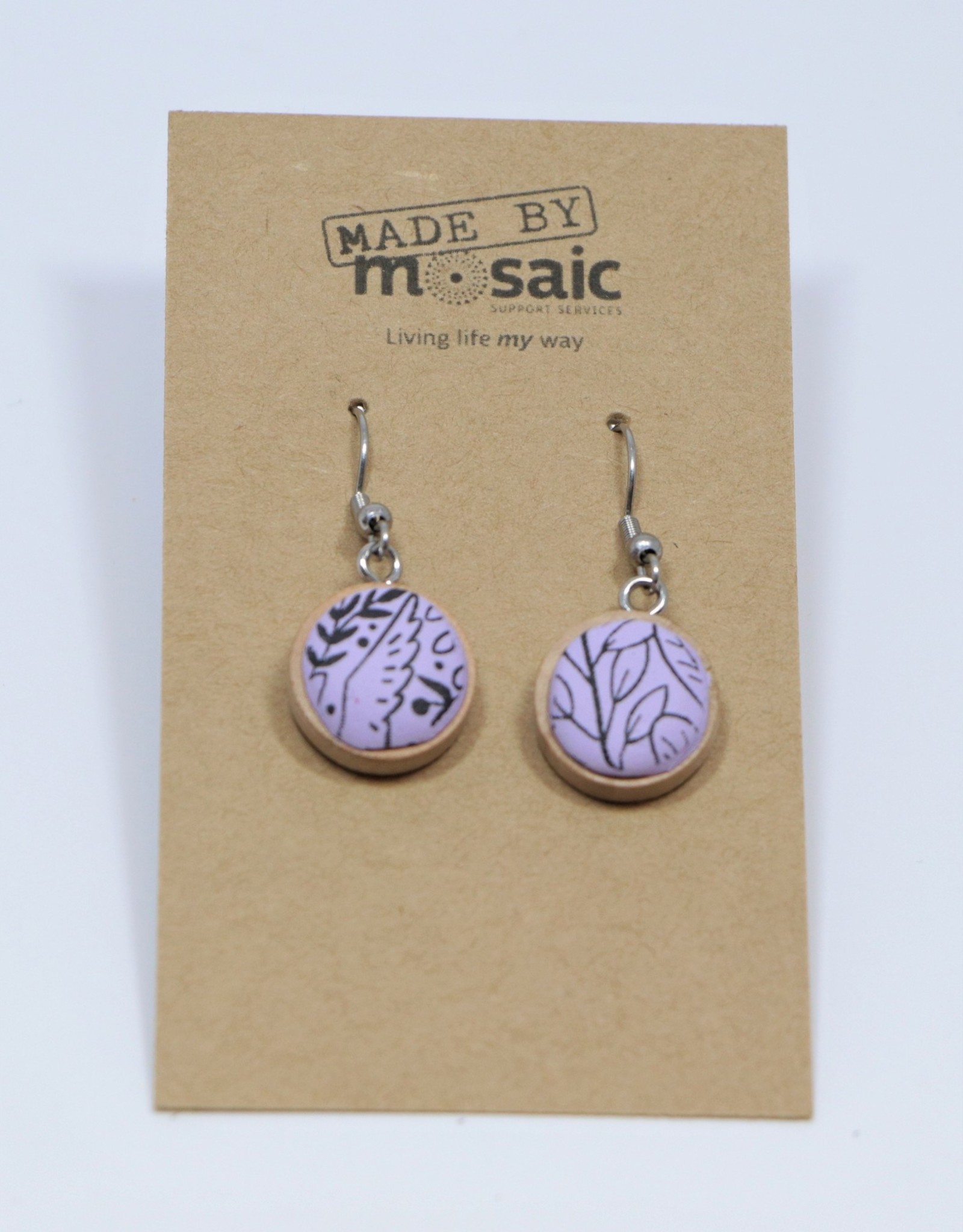 Wooden Dangle Earrings