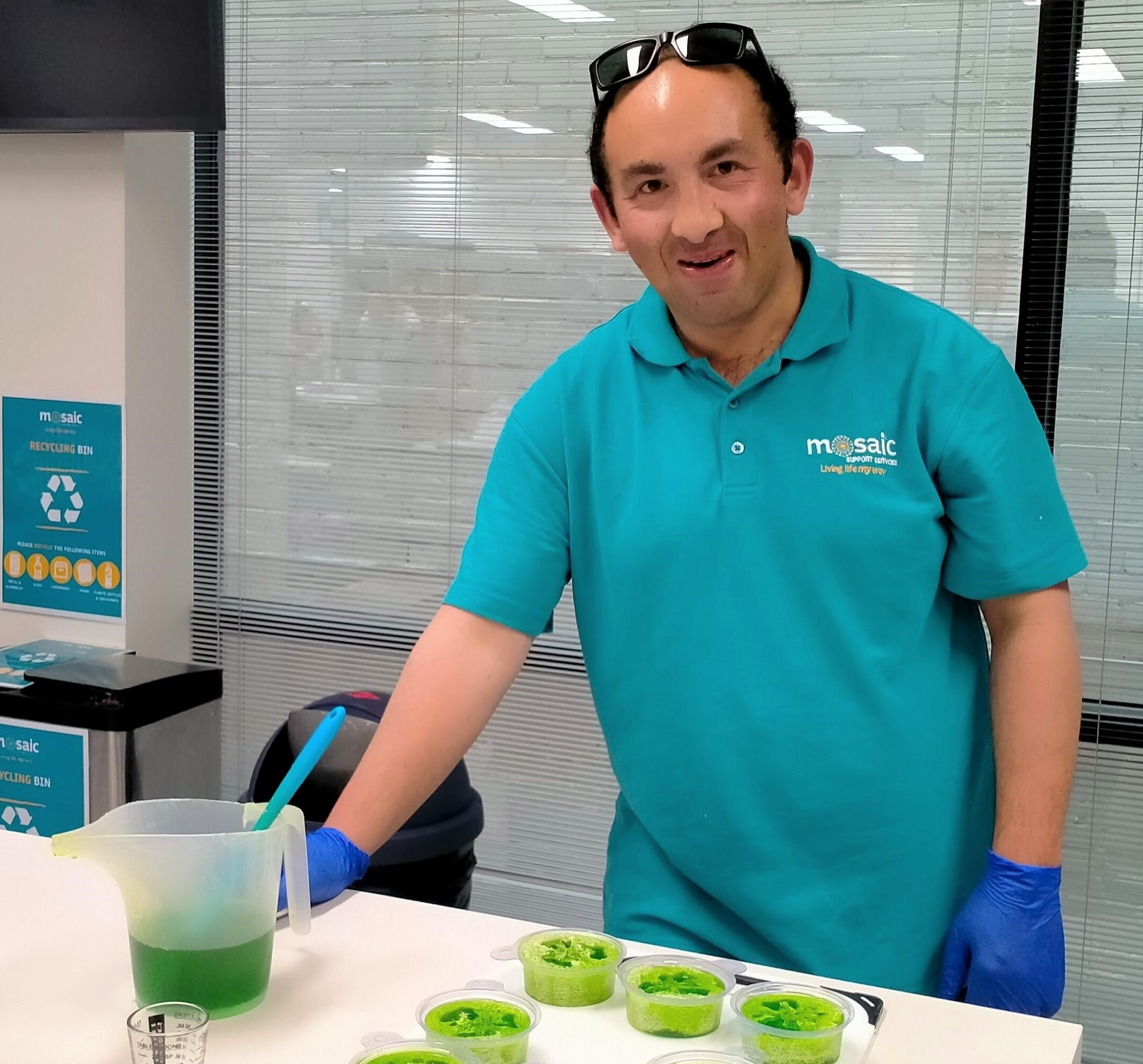 Gerry Making Soap