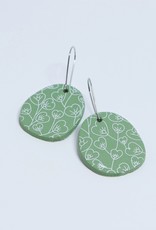 Oval Dangle Earring