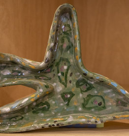 Lorraine Burr Green Ceramic Airplane