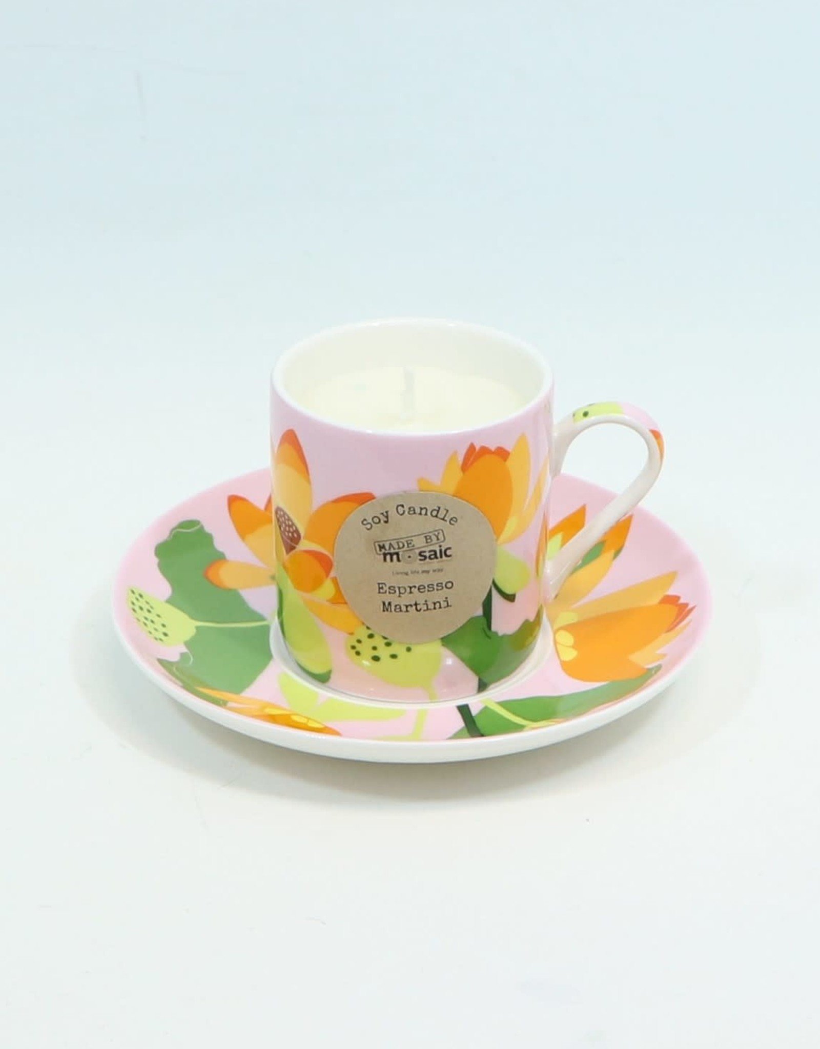 Soy Wax Cup & Saucer Candle