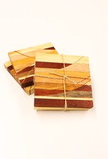 Wooden Inlay Coasters 2 Pack