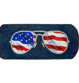 Canvas RAY BANS FLAG EYEGLASS CASE  KB132