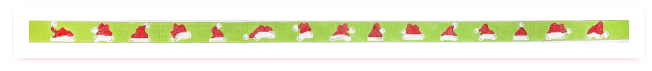 Canvas SANTA HATS BELT  267N