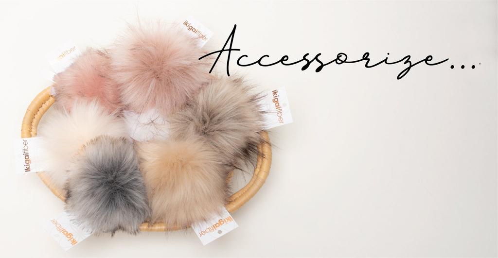 Accessories FAUX RACOON POM POMS