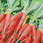 Canvas FARMERS MARKET CARROTS  11T