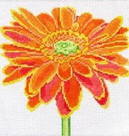 Canvas ORANGE DAISY  139B-23