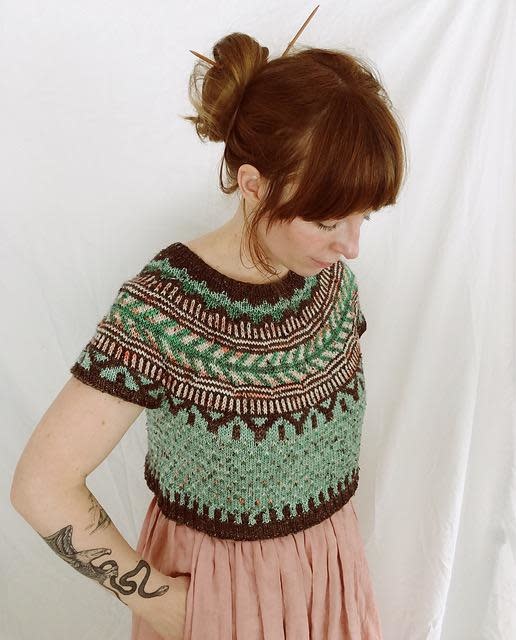 Class SOLDOTNA SWEATER  STRANDED KNITTING KAL 2019 At The NeedleTree