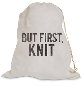 Accessories BUT FIRST, KNIT PROJECT BAG
