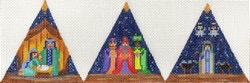 Canvas 3D NATIVITY TRIANGLE  AB255