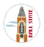 Canvas BALL STATE TRAVEL ROUND  BT637