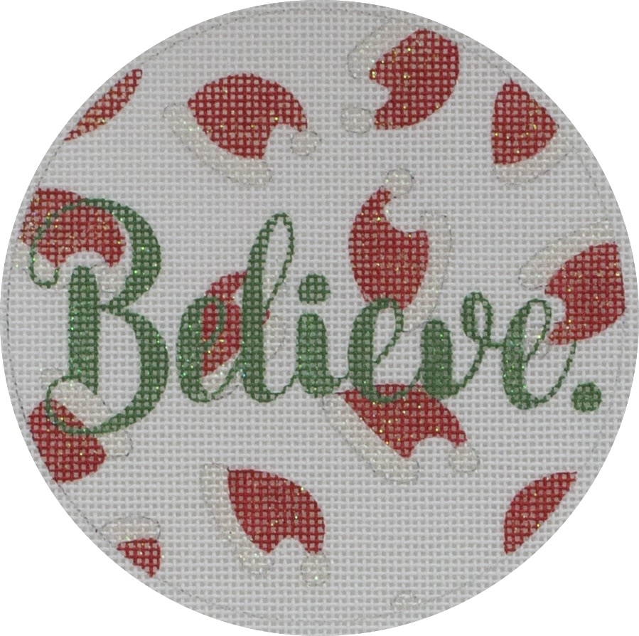 Canvas BELIEVE  APCH03   4.5" ROUND