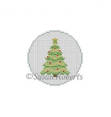 Canvas CHRISTMAS TREE ROUND  5905