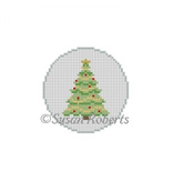Canvas CHRISTMAS TREE ROUND  SR5905  2.5"