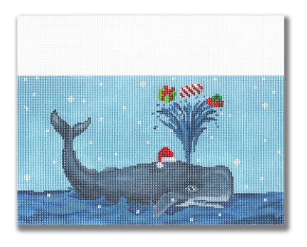 Canvas CUFF - WHALE WITH PRESENTS  SCCC02