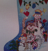 Canvas SNOWMEN AND CATS  4214  SALE  REG $97