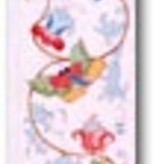 Canvas BUTTERFLIES BELLPULL  D81  SALE  REG $225