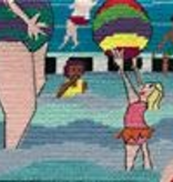 Canvas PUDNEY KIT -  AT THE POOL  SALE  REG $32