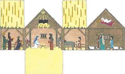 Canvas NATIVITY MINI HOUSE  5501-13