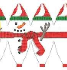 Canvas FULL SNOWMAN HOT AIR BALLOON  5282