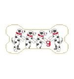 Canvas DOG BONE XMAS DALMATION PS209