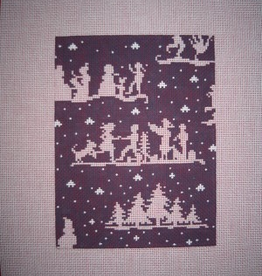 Canvas WINTER SILHOUETTES XMAS CRACKER  CR06  SALE  REG $74