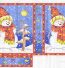 Canvas SNOWMAN SHOPPING BAG ACOD2122