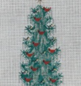 Canvas XS TREE WITH CARDINALS  340E