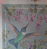 Canvas HUMMINGBIRD WITH FUSCHIA  1759