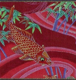 Canvas KOI ON RED  B56A