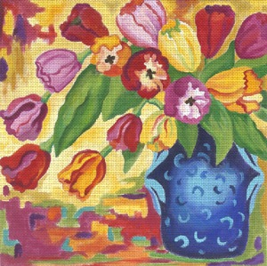 Canvas TAPESTRY TULIPS  132851