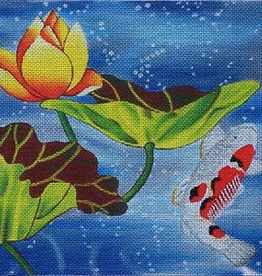 Canvas KOI IN POND A123  SALE  REG $70