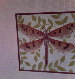 Canvas BROWN SPOTTED DRAGONFLY  905B