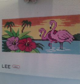 Canvas FLAMINGO SUNSET  BB43 WALLET